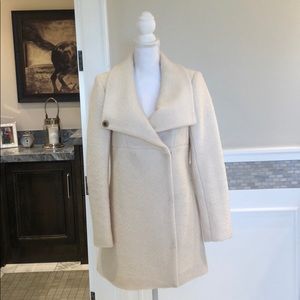 Cream wool Catherine Malandrino coat
